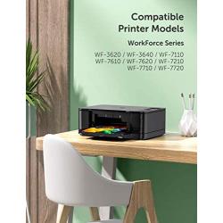 SEOKOK Remanufactured Ink Cartridge Replacement for Epson 252XL 252 XL T252XL120 to use with Workforce WF-7110 WF-7210 WF-7720 WF-7710 WF-3620 WF-3640 10-Pack (4 Black, 2 Cyan, 2 Magenta, 2 Yellow)