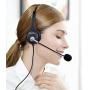 Callez 2.5mm Cordless Phone Headset Dual, Telephone Headsets with Noise Canceling Mic for DECT Phones Panasonic KX-TGE433B KX-TS880 AT&T ML17929 Vtech RCA Cisco Uniden Call Center Home Office(C402D3)