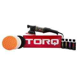 Torq BUF502X TORQ22D Random Orbital Polisher Kit, Polisher and 8 Items