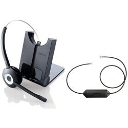 Cisco Phone Compatible JabCisco Compatible Jabra 920 Wireless Headset Bundle with EHS Adapter Included - Cisco IP Phones: 6945, 7821, 7861, 7942, 7945, 7962, 7965, 7975, 8841, 8851, 8861