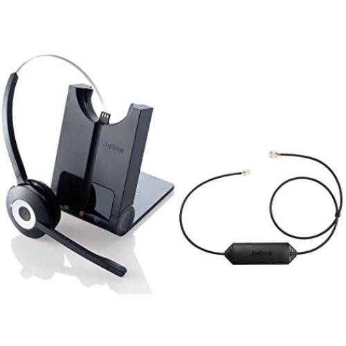 Cisco Phone Compatible JabCisco Compatible Jabra 920 Wireless Headset Bundle with EHS Adapter Included - Cisco IP Phones: 6945, 7821, 7861, 7942, 7945, 7962, 7965, 7975, 8841, 8851, 8861