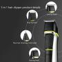 5 in 1 Hair Clipper Product Details, Carving Head, Shaving Head, Nose Hair Trimming Cutter Head, for Hair Salon, Nose Hair Trimming