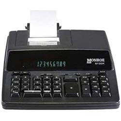 Monroe Systems for Business 6120X 12-Digit Business Medium Duty Calculator, Black