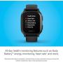 Garmin Venu Sq Music, GPS Smartwatch with Bright Touchscreen Display, Features Music and Up to 6 Days of Battery Life, Slate