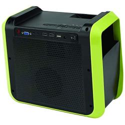 RCA - RPJ060 Portable Projector Home Theater Entertainment System - Outdoor, Built-in Handles and Speakers, Neon