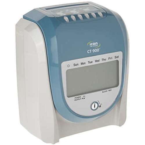 Icon time systems CT-900 Calculating Time Recorder with Free Lifetime Support and Operational Battery Backup