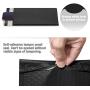 Fuxury Fu Global 6x10 Inch Black Poly Bubble Mailer, 25pcs #0 Self Seal Padded Envelopes, Bubble Lined Wrap Bags for CDs & Jewelries & Cosmetics Packing Shipping Mailing (Inside Size: 6x9'')