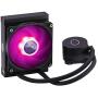 Cooler Master MasterLiquid ML120L RGB V2, Close-Loop AIO CPU Liquid Cooler, 120 Radiator, SickleFlow 120mm, RGB Lighting, 3rd Gen Dual Chamber Pump for AMD Ryzen/Intel LGA1200/1151