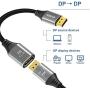 DGHUMEN DP1.4 Extension Cable, DisplayPort to DisplayPort Extension Cable, DP to DP 8K Extension Cable, DisplayPort Male to Female Extension Cable, Support 8K@60Hz, 4K@144Hz (6.6ft（2.0M）)