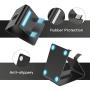 Verigle Cell Phone Holder Black Compatible with 4~8inch iPhone Xs XR 8 X 7 6 6s Plus SE 5 5s, Tablet, All Android Smartphone