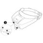 Headband Magnifying Glass with 2 LED Lights Optical Head Wearing Magnifier 1.5X 3X 6.5X 8X Head-Mounted Headset Jewelry Visor Magnifier Glass Loupe for Reading Electronics Watch Repair