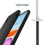 JETech Silicone Case for iPhone 11 (2019) 6.1-Inch, Silky-Soft Touch Full-Body Protective Case, Shockproof Cover with Microfiber Lining (Black)