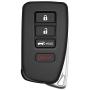 KRSCT Key Fob Fits lexus 2016-2018 RX350, 2016-2018 RX450H 4-Button Keyless Entry Replacement (HYQ14FBB)