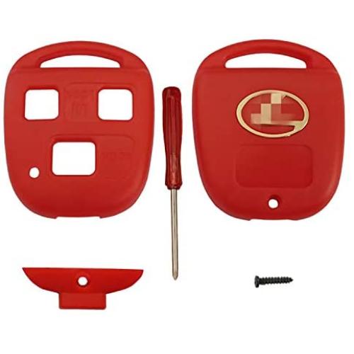 for Lexus Key Fob Shell,Replacement Key Case Housing Keyless Entry Remote Key Fob with Stickers Fit for Lexus GS300 GS400 GS430 GX470 IS300 LS400 LS430 LX470 RX300 RX330 (1 Red) for Lexus Key Fob Shell,Replacement Key Case Housing Keyless Entry Remote Key Fob with Stickers Fit for Lexus GS300 GS400 GS430 GX470 IS300 LS400 LS430 LX470 RX300 RX330 (1 Red)