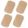 4Pcs Portable Computer Elbow Wrist Pad, AUHOKY 2 Sets Ergonomic Keyboard Wrist Rest Elbow Support Mat for Office Desktop Working Gaming - Memory Foam Relieve Elbow Pain (7.9″×11.8″, Camel)