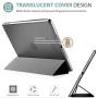 ProCase iPad 9.7 Case (Old Model) 2018 iPad 6th Generation / 2017 iPad 5th Generation Case - Ultra Slim Lightweight Stand Case with Translucent Frosted Back Smart Cover for iPad 9.7 Inch –Black