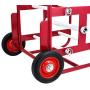 AdirPro Transportable Multiple Axle Cable Caddy - Multi-Spool Wire Rack Dispenser - Easy Use Cable Holder & Distribution - for Workplace Efficiency