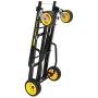 Rock-N-Roller R14G (Mega Ground Glider) 8-in-1 Folding Multi-Cart/Hand Truck/Dolly/Platform Cart/42'' to 60'' Telescoping Frame/700 lbs. Load Capacity, Black