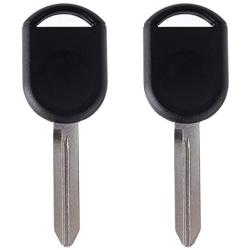 ECCPP Replacement key fob for Ford Fusion F-150 Uncut Transponder Ignition Car Keyless (Pack of 2)