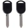 ECCPP Replacement key fob for Ford Fusion F-150 Uncut Transponder Ignition Car Keyless (Pack of 2)