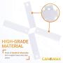 [Upgraded] WE1M504 & WE1M1067 Drum Bearing Slide Premium Replacement Kit by Canamax - Exact fit for GE & Kenmore Dryers - PACK OF 2