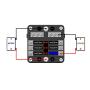 6-Way Fuse Block with Ground, 6 Circuit ATC/ATO Fuse Box Holder with Negative Bus, Protection Cover & LED Light Indication, Bolt Terminals, 70 pcs Stick Label, for Auto Marine, Boat, with 12 pcs Fuse