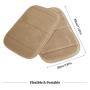 4Pcs Portable Computer Elbow Wrist Pad, AUHOKY 2 Sets Ergonomic Keyboard Wrist Rest Elbow Support Mat for Office Desktop Working Gaming - Memory Foam Relieve Elbow Pain (7.9″×11.8″, Camel)