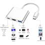 USB-C to HDMI Adapter (Supports 4K / 30Hz) - Type- C 3 in 1 Converter Cable for 2017 / 2018 MacBook Pro, MacBook, Mac Pro, iMac, Chromebook, & More USB 3.0 Type-C Devices
