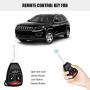 Key Fob Entry Remote Fit for Chrysler 300 2005-2007, Aspen 2007-2009, Dodge Charger 2006-2007, Durango 2007-2009, Jeep Commander 2006-2007, Grand Cherokee 2005-2007 (KOBDT04A, OHT692427AA)