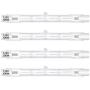 4 Pack Halogen R7S 118mm T3 300W Dimmable 4500lm J Type Linear Double Ended Floodlight Bulb 360° Beam Angle 120V R7S Base Warm White 2700K for Work, Security, Landscape Lights, Floor Lamps