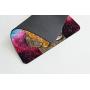 Smooffly Funny cat Mousepad,The Cat is Holding a Cup of Black Coffee and a Baguette with Galaxy Design Customized Rectangle Non-Slip Rubber Mousepad Gaming Mouse Pad