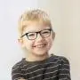 Blue Light Blocking Glasses for Kids(Boys/Girls) 1 Pack,Kids Computer Glasses for Age 3-7, UV Protection Anti Glare Eyeglasses Computer Glasses Video Gaming Glasses for Children(Black/Blue)