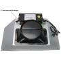 Awoco Built-in/Insert Stainless Steel Range Hood, 4-Speed, 600 CFM, LED Lights, Baffle Filters for Wood Hood (30'')