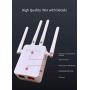 WiFi Extender - WiFi Repeater, WiFi Booster Covers Up to 2500 Sq.ft and 30 Devices, Up to 1200Mbps Dual Band WiFi Repeater with Ethernet Port, Wireless Signal Booster for Home