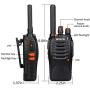 Retevis H-777 Two Way Radios Long Range Rechargeable,Hands Free Handheld Flashlight Walkie Talkies, Fast Charging USB Wall Adapter,Charger Base,Battery Included (Black, 10 Pack)