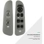 BASIKER Master Power Window Switch and Bezel, Driver& Passenger Window Switch Bezel Replacement for 2002-2010 Dodge Ram 1500/2500/3500, Taupe
