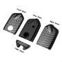 TANGSEN Smart Key Fob Case for KIA STINGER K900 3 4 Button Keyless Entry Remote Personalized Protective Cover Plastic Carbon Fiber Pattern Black Silicone 2017 2018 2019