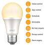 Smart Light Bulb, Gosund Dimmable WiFi LED Light Bulbs that Works with Alexa Google Home, E26 A19 Warm White 2700K Bulb, No Hub Required, 8W (75W Equivalent), 4pack