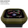 Spigen Rugged Armor Designed for Apple Watch Case for 44mm Series 6/SE/5/4 - Olive Green