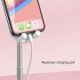 Cell Phone Stand,Angle Height Adjustable Nediea Cell Phone Stand for Desk,Cute Rabbit Phone Holder Stand for Desk, Compatible with All Mobile Phones,iPhone,Samsung,Pixel,iPad,Tablet(4-13in) (White)