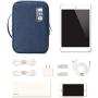 Electronic Organizer Mygreen Travel Cable Organizer Bag for Hard Drives, Cables, Charger, Phone, USB, SD Card Dark Blue
