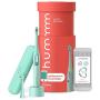 hum by Colgate Smart Electric Toothbrush Kit, Rechargeable Sonic Toothbrush with Travel Case and Replacement Head, Teal