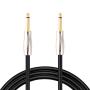 H Yanka 20 Feet High Performance Professional Guitar Instrument Cables，Gold Plated Connector 1/4''(6.35mm) TRS to 1/4''(6.35mm) TRS， Premium Electric Instrument Cable，Audio Cable
