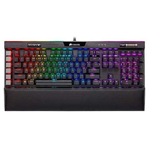 Corsair K95 RGB Platinum XT Mechanical Gaming Keyboard, Backlit RGB LED, Cherry MX RGB Brown, Black