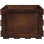 Crosley AC1004A-MA Record Storage Crate Holds up to 75 Albums, Mahogany