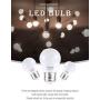Comzler 6W A15 LED Bulb Daylight 60 Watt Equivalent, E26 Medium Screw Base Small Light Bulb Cool White 5000K, Home Lighting Decorative Ceiling Fan Light Bulbs Non-Dimmable(Pack of 6)