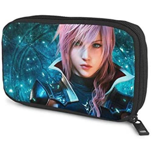 Hxuedan Final Fantasy The Data Cable Storage Bag is A Portable and Independent Design SuitableVFor Travelers to Place The Data Cable, Earphone and Electronic Product Data Cable Storage Bag