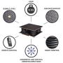 Small Vibrating Table/Vibration Tumbler Chocolate Confectionery Machine Bubble Free Concrete MOLDS