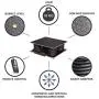 Small Vibrating Table/Vibration Tumbler Chocolate Confectionery Machine Bubble Free Concrete MOLDS