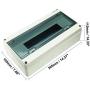 Awclub Plastic Transparent Cover Power Distribution Protection Box IP65 ABS for Circuit Breaker Indoor on The Wall 18 Way (365mmx195mmx110mm)